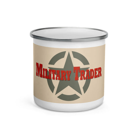 Military Trader Enamel Mug