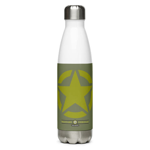 Military Vehicles Magazine Stainless Steel Water Bottle